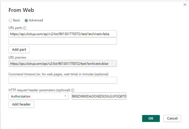 powerbi screenshot popup filled auth